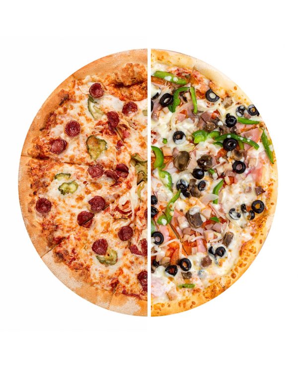 Half & Half Pizza Combo Medium Size